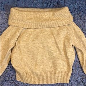 Off shoulder sweater